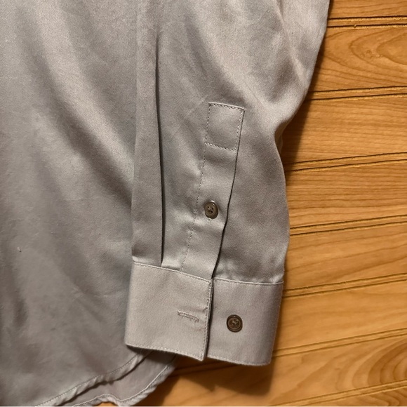 Boy’s Calvin Klein Gray Dress Shirt | Youth Size 14 - Picture 5 of 11